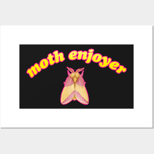 moth enjoyer Posters and Art